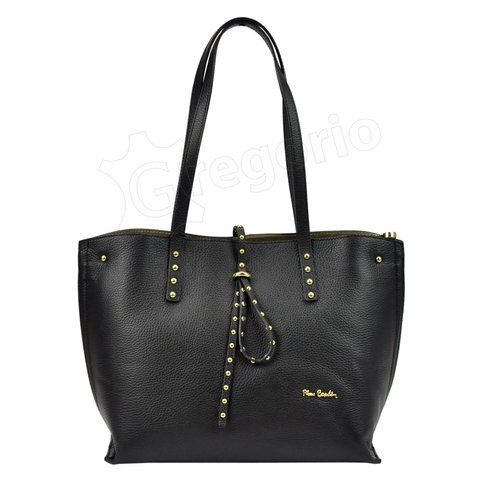Жіноча шкіряна сумка Pierre Cardin FRZ 1756 DOLLARO Чорний - FRZ 1756 DOLLARO фото