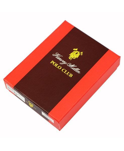 Чоловічий шкіряний гаманець Harvey Miller Polo Club 2807 292 Чорний - Polo Club 2807 292 фото