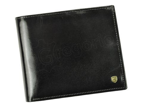 Чоловічий шкіряний гаманець Rovicky N01-RVT RFID Чорний - N01-RVT RFID фото