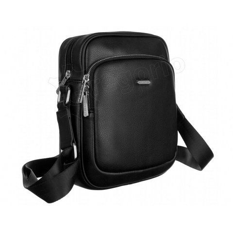 Чоловіча сумка з екошкіри David Jones 798801 Чорний - 798801 фото