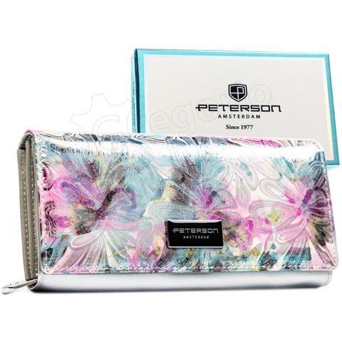 Жіночий шкіряний гаманець Peterson PTN PX20-1-NPK Рожевий - PTN PX20-1-NPK фото